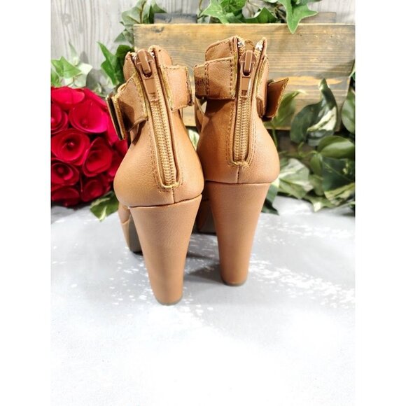 Steve Madden Chunky Platform Sandal Heel Open Toe Y2K Retro Party - Picture 5 of 8